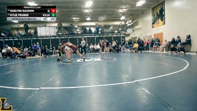 120 lbs 19th Place Match - Kylie Frober, O`Fallon (H.S.) vs Raelynn Baldwin, Hazelwood East