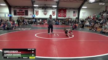 Round 3 - Soren Schelich, Fort Madison Wrestling Club vs Cameron Mahoney, Fort Madison Wrestling Club