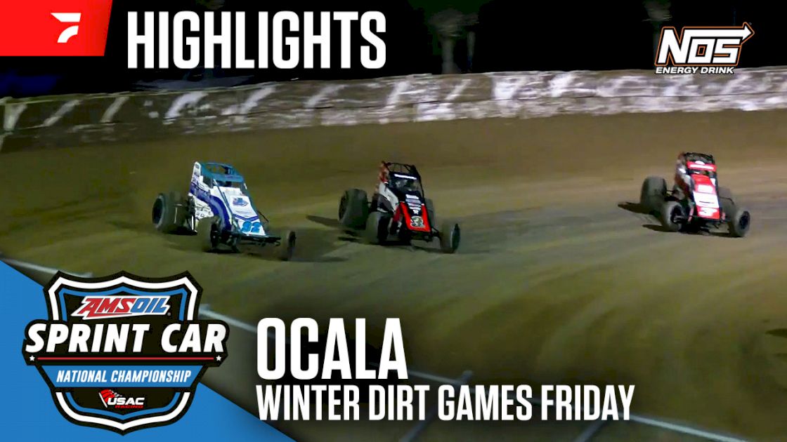 Highlights: USAC Sprints Friday at Ocala Speedway
