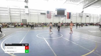 123 lbs Quarterfinal - Ezra Gonzalez, Etiwanda vs Julian Manarang, No Team