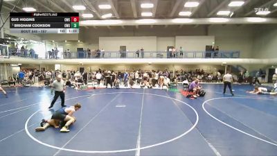 157 lbs Semifinal - Brigham Cookson, Champions Wrestling Club vs Gus Higgins, Champions Wrestling Club