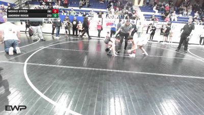 98 lbs Final - Mekko Stites, Berryhill Wrestling Club vs Andrew Ridge, Sperry Wrestling Club