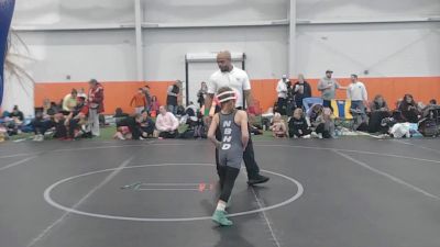 50 lbs Round 4 (6 Team) - Loftynn Malcolm, PA West Black vs Keera Block, Girls With Grit