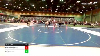 132 lbs Round Of 64 - Mason Hammerle, Columbia vs Conner Young, Bingham