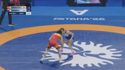 55 kg Repechage #2 - Veronika Konsevich, Macedonia vs Ekaterina Verbina, Russia