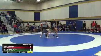 133 lbs Champ Round 1 (16 Team) - Max Martinez, Wesleyan (CT) vs Scotty Richter, Williams College