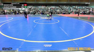 5th Place - Maleah Lopez, Nine 16 Wrestling Club vs Scarlett Shannon, Rawc