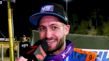 Justin Grant Reacts After Winning USAC Sprint Car Ocala  Saturday Finale