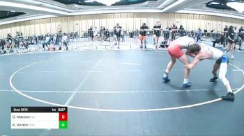 120 lbs Consi Of 8 #1 - David Maxson, Elk Grove Wr Ac vs Kel Unrein, Colorado Outlaws