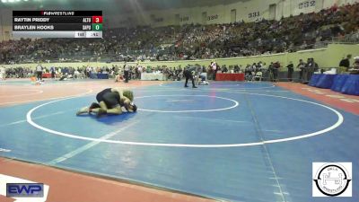 88 lbs Consi Of 32 #2 - Raytin Priddy, Altus JH vs Braylen Hooks, Sapulpa Jr High