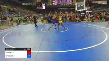 120 lbs Consi Of 32 #1 - Ryu Brown, South Carolina vs Hunter Tadych, Oklahoma