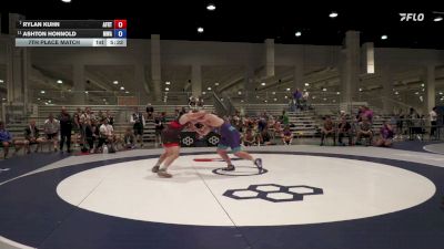 125 kg 7th Place Match - Rylan Kuhn, Air Force Regional Training Center vs Ashton Honnold, Moen Wrestling Academy