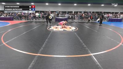 106 lbs Consi Of 16 #2 - Cydni Buchanan, MO vs Summer Mutschler, MD