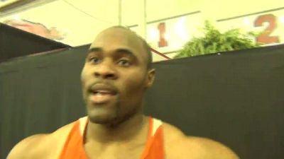 Darrell Wesh of VA Tech PRs in 60m Prelim 2013 NCAA Indoor Champs