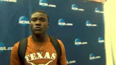 Kerron Stewart 7.63 PR in 60H prelim and into final at 2013 NCAA Indoor Champs