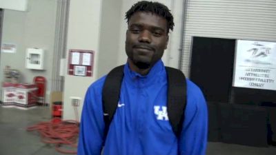 Keith Hayes relieved to set 60H PR heading into finals at 2013 NCAA Indoor Champs