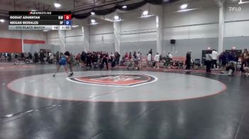 110 lbs 5th Place Match - Rodiat Aduentan, Unattached - Lindsey Wilson vs Megan Morales, Providence