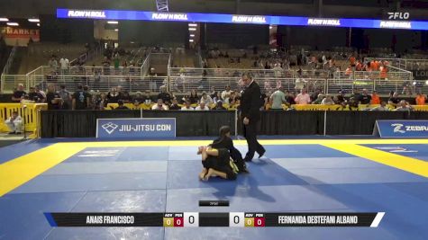 Fernanda Destefani Albano vs Anais Francisco 2025 Pan Kids Jiu-Jitsu IBJJF Championship