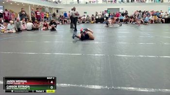 138 lbs Round 1 (4 Team) - Jaden Weisgal, Cozart Trained vs Carson Estrada, BHWC Florida Supreme