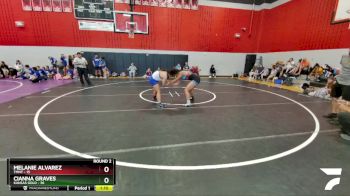 145 lbs Round 2 (6 Team) - Cianna Graves, Kansas Gold vs Melanie Alvarez, TMNT