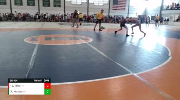 96-104 lbs Champ. Round 1 - Blake Rife, Palmyra Youth Wrestling Club vs Ambre` Hursey, Iguana Wrestling Club