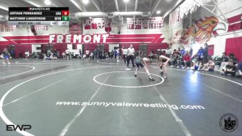 132 lbs Cons. Round 2 - Matthew Lundstrom, Mt. View vs Arthur Fernandez, Los Banos