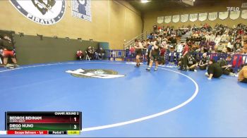 285 lbs Champ. Round 2 - Bedros Behnam, Clovis West vs Diego Nuno, Hanford
