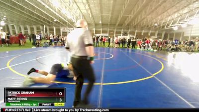 144 lbs Cons. Round 5 - Patrick Graham, Preston vs Matt Riding, Timpanogos
