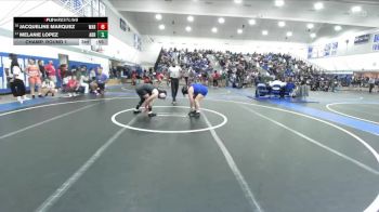 155 lbs Champ. Round 2 - Michelle Flores, Rio Mesa vs Sophia Garnica, San Marcos (Santa Barbara)