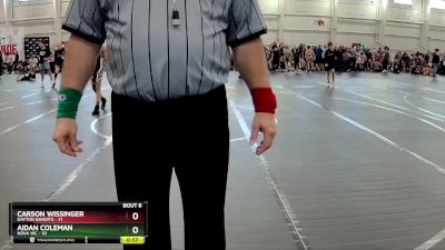 100 lbs Round 2 (10 Team) - Aidan Coleman, NOVA WC vs Carson Wissinger, Dayton Bandits