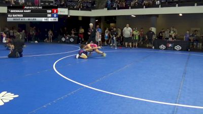 88 lbs 7th Place Match - Brennan Hart, Team Donahoe vs Eli Batres, Southside Wrestling Club