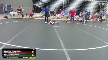 40 lbs Round 2 (4 Team) - Maddox Foxworth, Williamsburg WC vs Braxcen Vaughn, Midlothian Miners