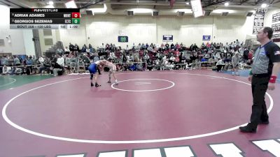 120 lbs Semifinal - Adrian Adames, Montville/Plainfield vs Georgios Sezenias, Ellis Tech