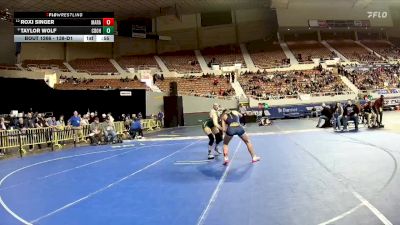 138-D1 Cons. Round 3 - Roxi Singer, Marana High School vs Taylor Wolf, Canyon Del Oro High School
