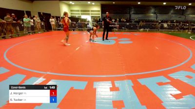 106 lbs Consolation - Julia Horger, PA vs Sarissa Tucker, VA