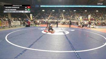 4A-132 lbs Champ. Round 1 - Rylee Browen, Thunder Basin vs Ricardo Gonzalez, Cheyenne East