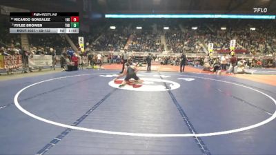 4A-132 lbs Champ. Round 1 - Rylee Browen, Thunder Basin vs Ricardo Gonzalez, Cheyenne East