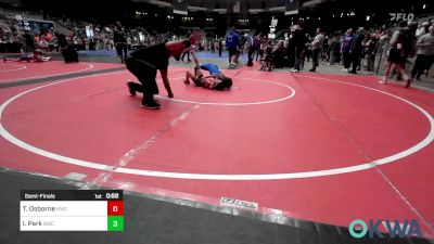 70 lbs Semifinal - Trigg Osborne, Keystone Wrestling Club vs Izahyah Park, Bartlesville Wrestling Club