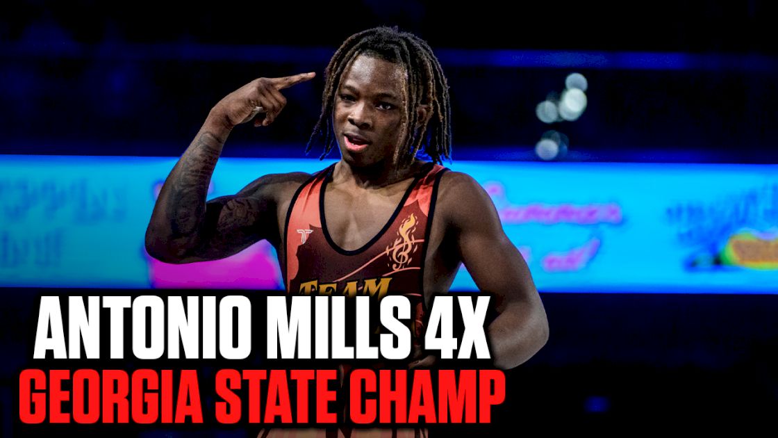 Antonio Mills Full Run To Win 4th Georgia State Wrestling