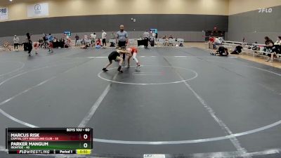 60 lbs Cons. Round 1 - Parker Mangum, Irontide vs Marcus Risk, Capital City Wrestling Club