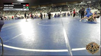 110 lbs Consi Of 4 - Alvina Ellerd, Choctaw Ironman Youth Wrestling vs Jaxon Green, Standfast