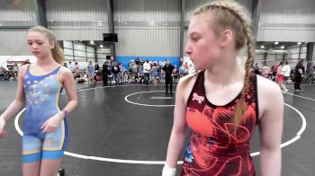 49 kg Quarterfinal - Daylee Watson, MGW Vanquishers vs Gracelynne Maguire, Team Rhode Island