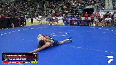 119 lbs Champ. Round 1 - Jahryzen Pagaragan, NV vs Weston Baumgartner, MD