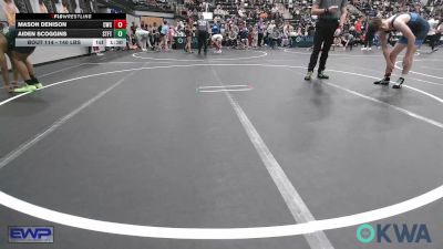 140 lbs Quarterfinal - Mason Denison, Cowboy Wrestling Club vs Aiden Scoggins, Standfast