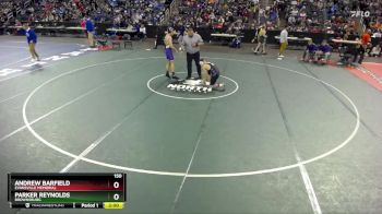 150 lbs Champ. Round 1 - Andrew Barfield, Evansville Memorial vs Parker Reynolds, Brownsburg