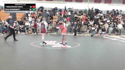 152 lbs Semifinal - Nmachukwu Okoli, Bridgewater-Raynham vs Julia McDermott, Arlington