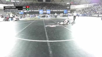 Boys 1B/2B 126 Cons. Round 2 - Bradyn Yazzie, Lake Roosevelt vs Rynn Stangeland, Republic-Curlew