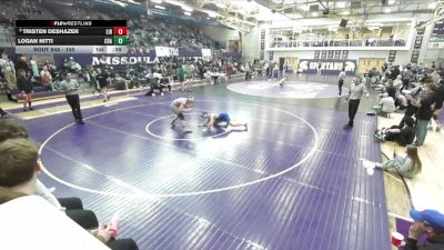 150 lbs 7th Place Match - Tristen DeShazer, Libby vs Logan Nitti, Coeur D Alene