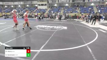 126 lbs Final - Braaden Heinz, Brighton WC vs Dylan Sorensen, EastSide United