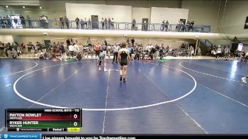 113 lbs Cons. Round 2 - Payton Rowley, Westlake vs Ryker Hunter, Westlake